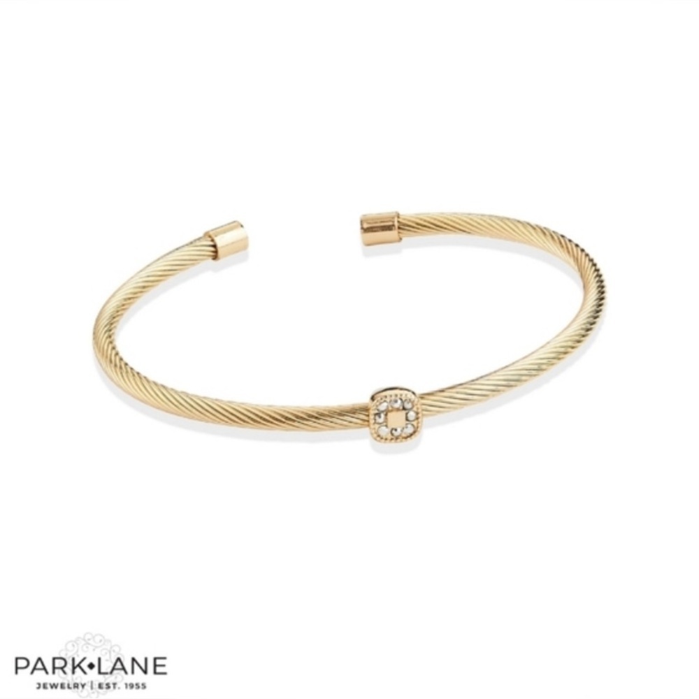 Park Lane Sorel Gold Cuff Bracelet Bangle Stretch to Fit Stackable